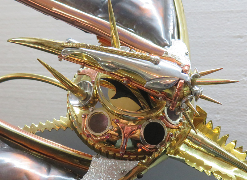 Alien Spacecraft Sculpture Command Center and Nuclear ReactorTree of Life