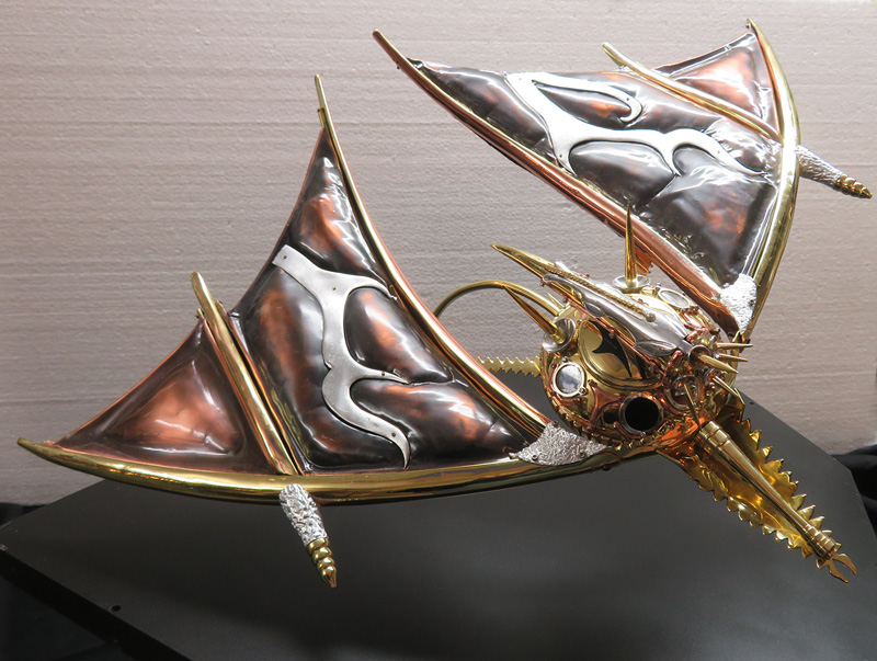 Alien Spacecraft Sculpture Top View