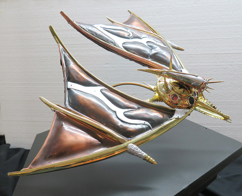 Alien Spacecraft Sculpture