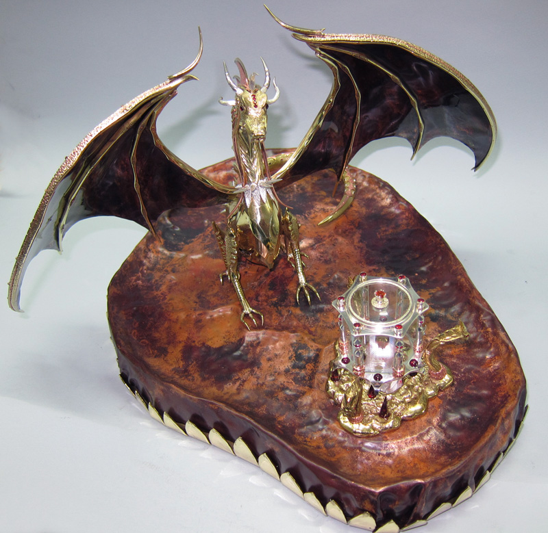 Antikythera Mother Dragon Sculpture Top View