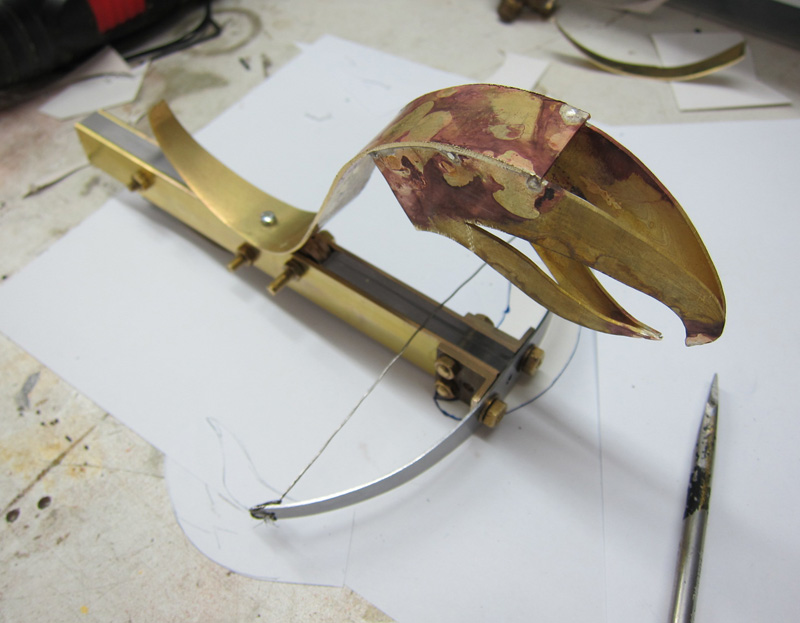 Dragon Bow Sculpture developing body