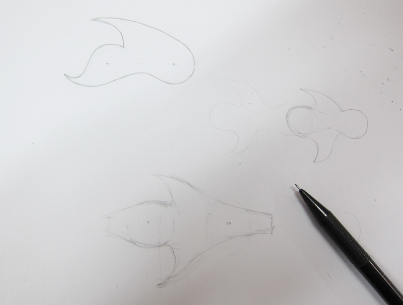 Dragon Bow Sculpture tail design