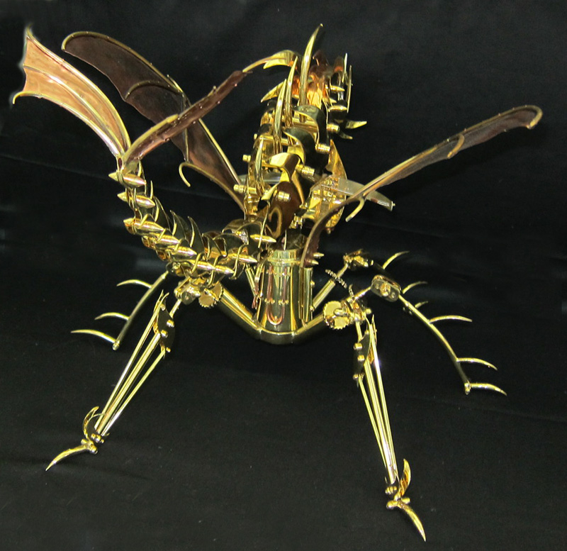 Dragon Bow Sculpture back view