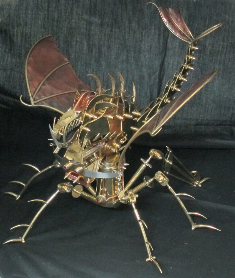 Dragon Bow Sculpture front view