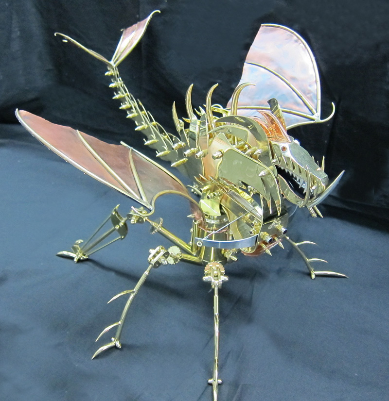 Dragon Bow Sculpture top view