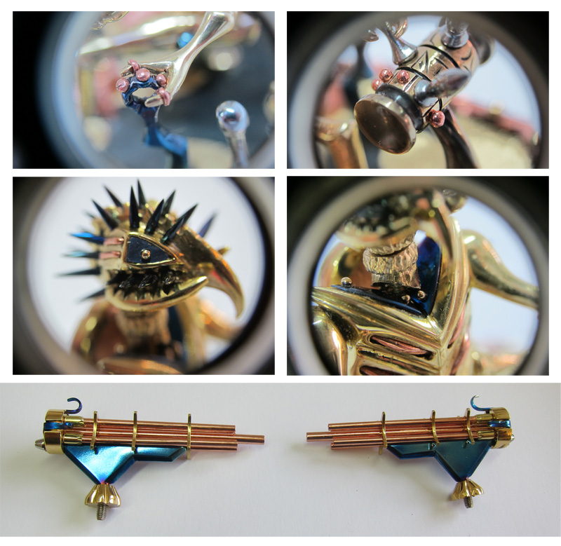 Dragonfly Fighter Cockpit Decorations Bow Sculpture