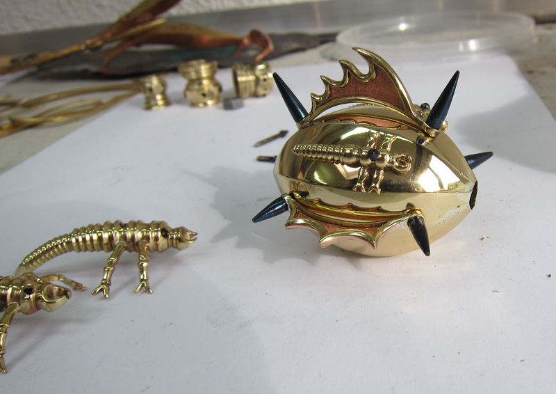 Dragonfly Fighter grubs on tail