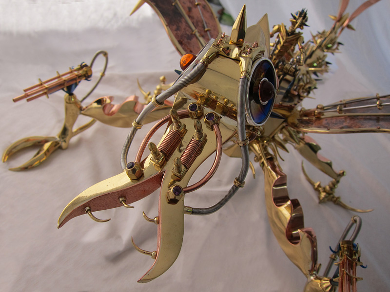 Dragonfly Fighter Head details