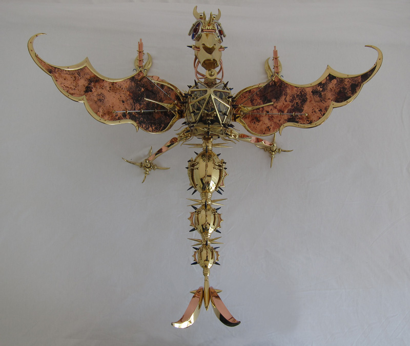 Dragonfly Fighter view of tail section