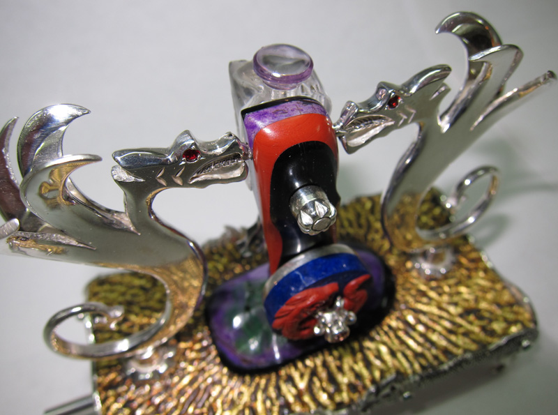 Dragon's Breath Sculpture viewed from angle