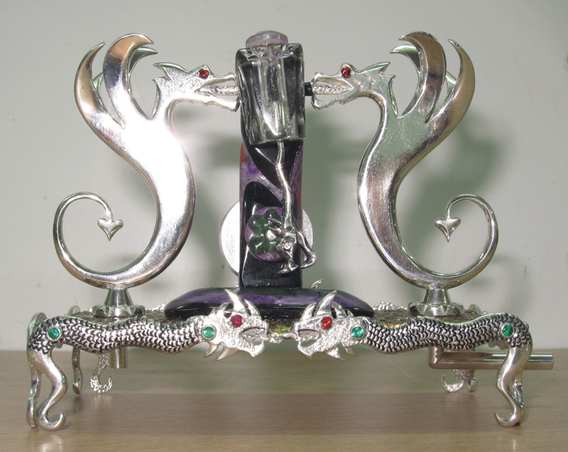 Dragon's Breath Sculpture front view showing conrod