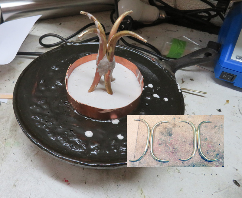 Equadorian Treehopper soldering the neck