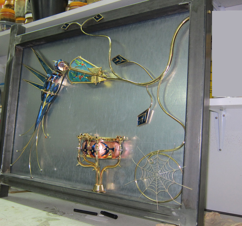 Nest Wall Sculpture assembly