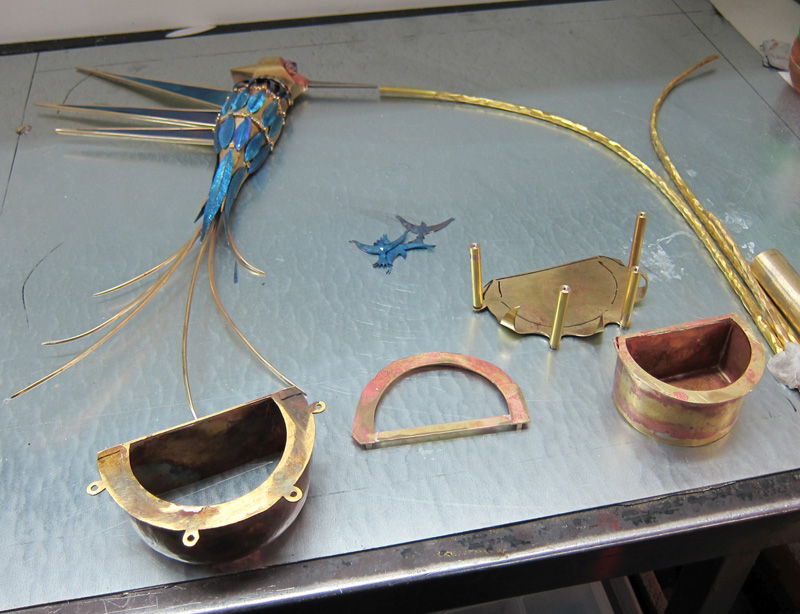 Nest Wall Sculpture nest cup components