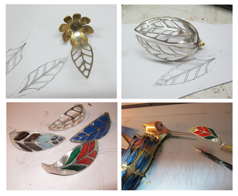 Nest Wall Sculpture discarded flower