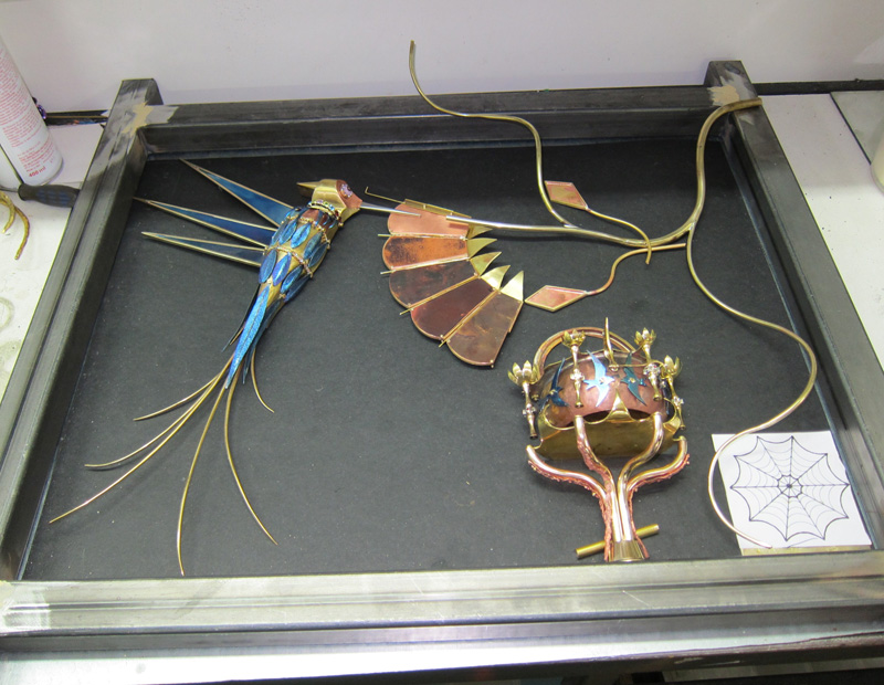 Nest Wall Sculpture frame composition