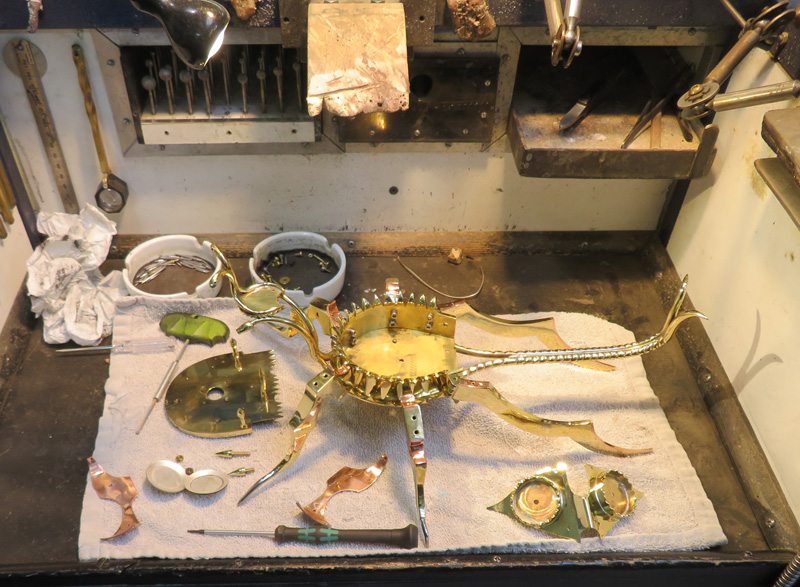 Rhino Swarm Fighting Machine polishing parts