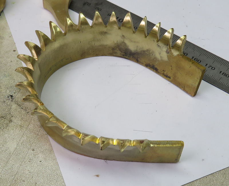 Rhino Swarm Fighting Machine Sculpture starting work on body