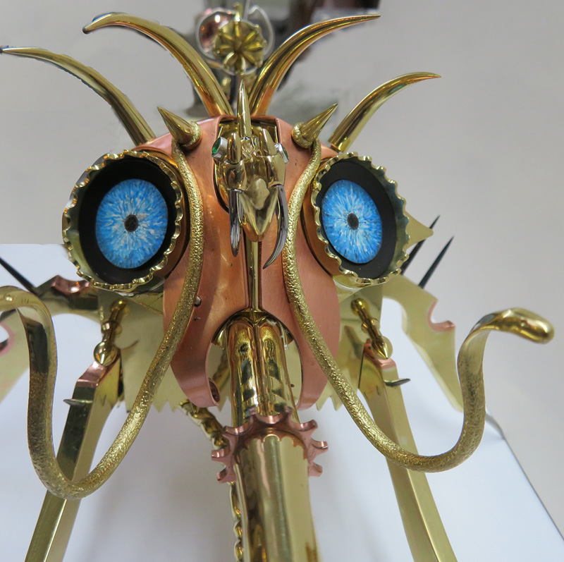 Rhino Swarm Fighting Machine head close-up