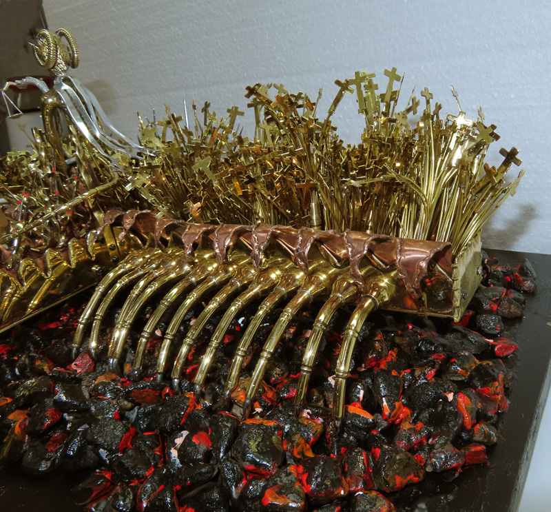 Soul Cross Tuam Home Bon Secours Sculpture Rear View