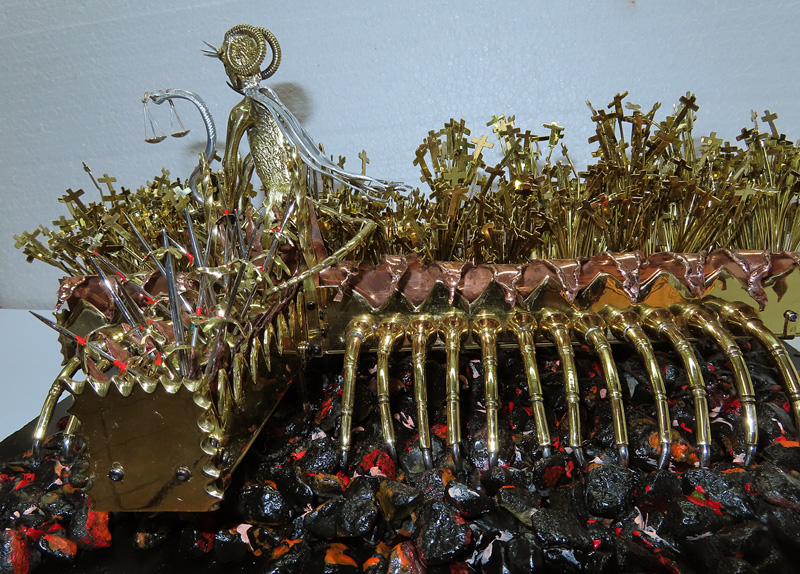 Soul Cross Tuam Home Bon Secours Sculpture Side View