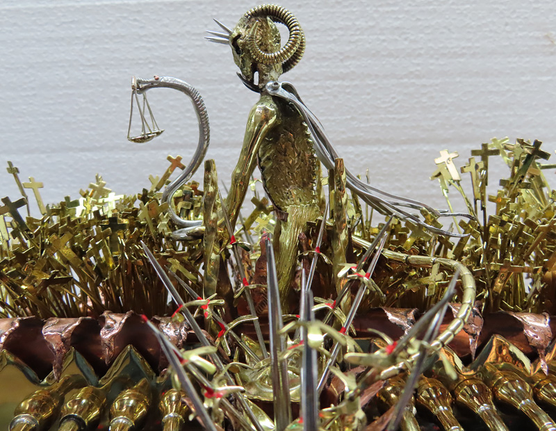 Soul Cross Tuam Home Bon Secours Sculpture Side Close-up