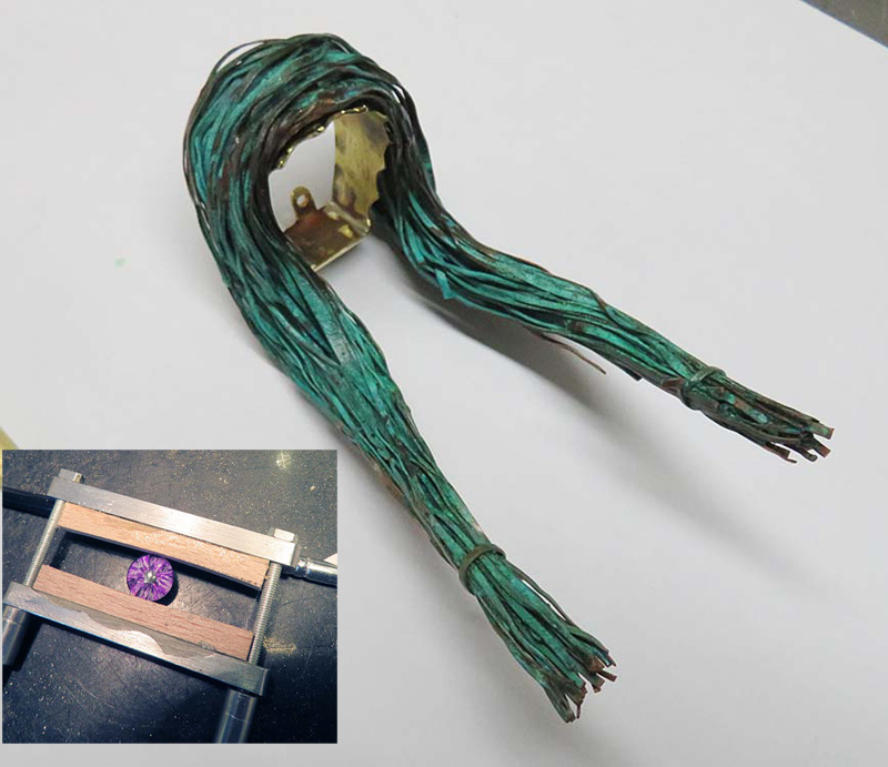 Soul Grasp Chimera Sculpture Making patina hair paint eye