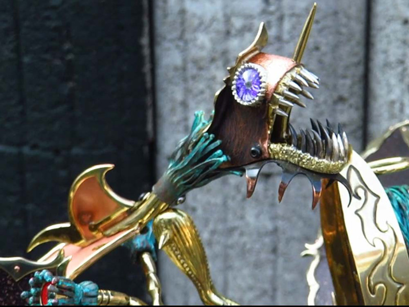 Soul Grasp Chimera Sculpture Making close-up of the Soul Dart