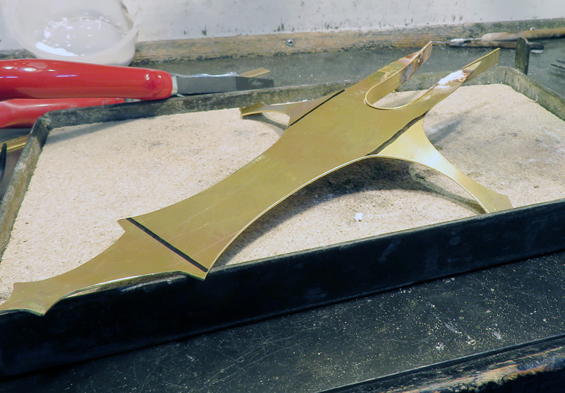 Soul Grasp Chimera Sculpture Making solder side panels