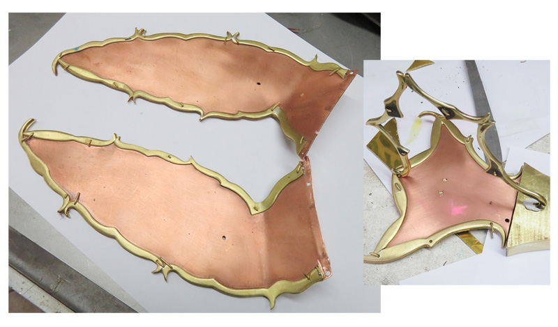 Soul Grasp Chimera Sculpture Making wings and tail