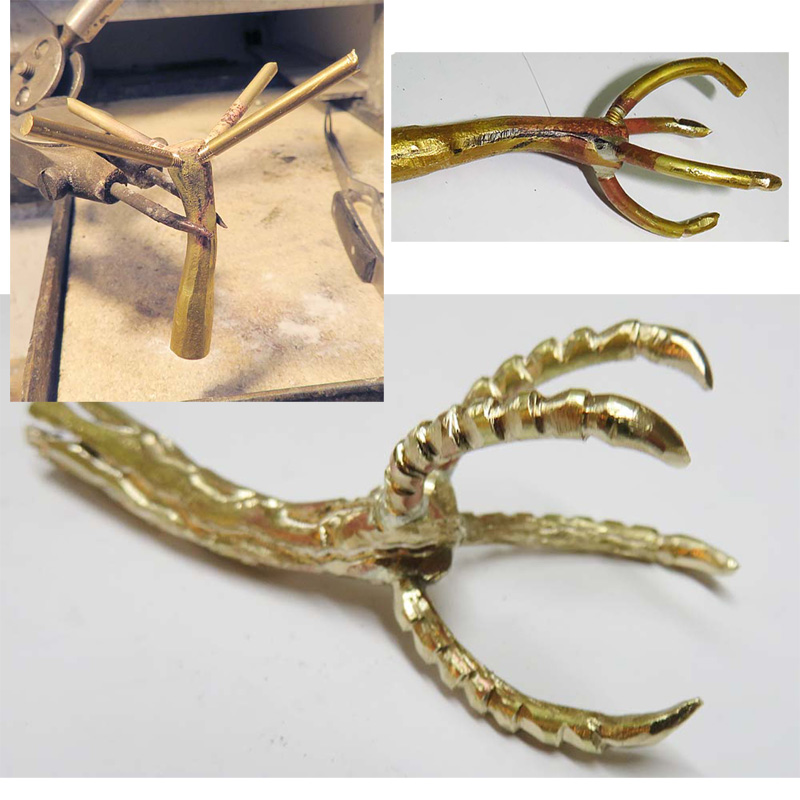 Soul Grasp Chimera Sculpture Making the claws