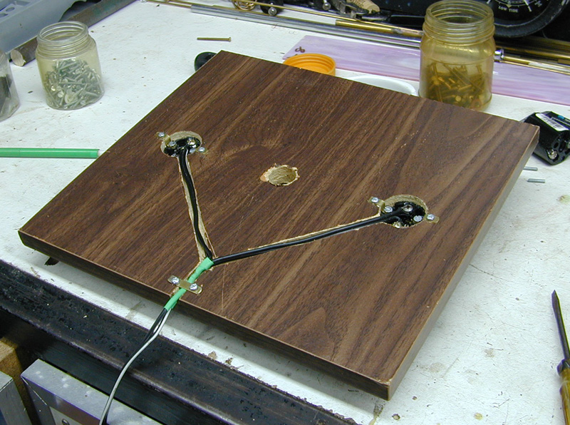 Steampunk Clock electrical wiring