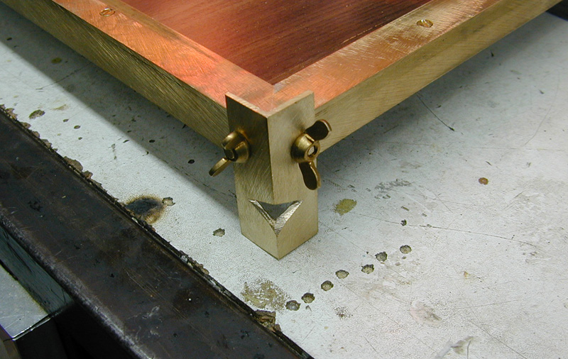 Steampunk Clock legs of frame