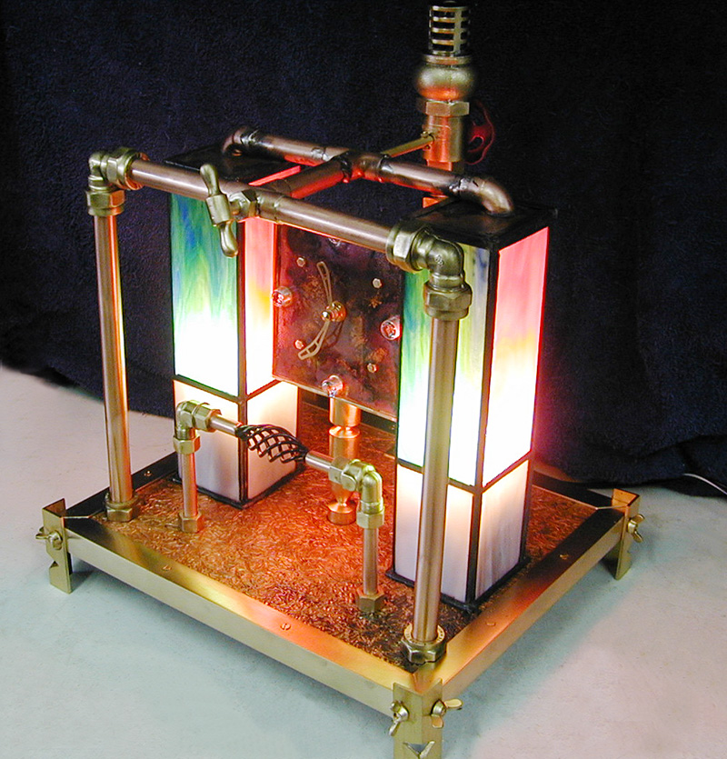 Steampunk Clock Front View