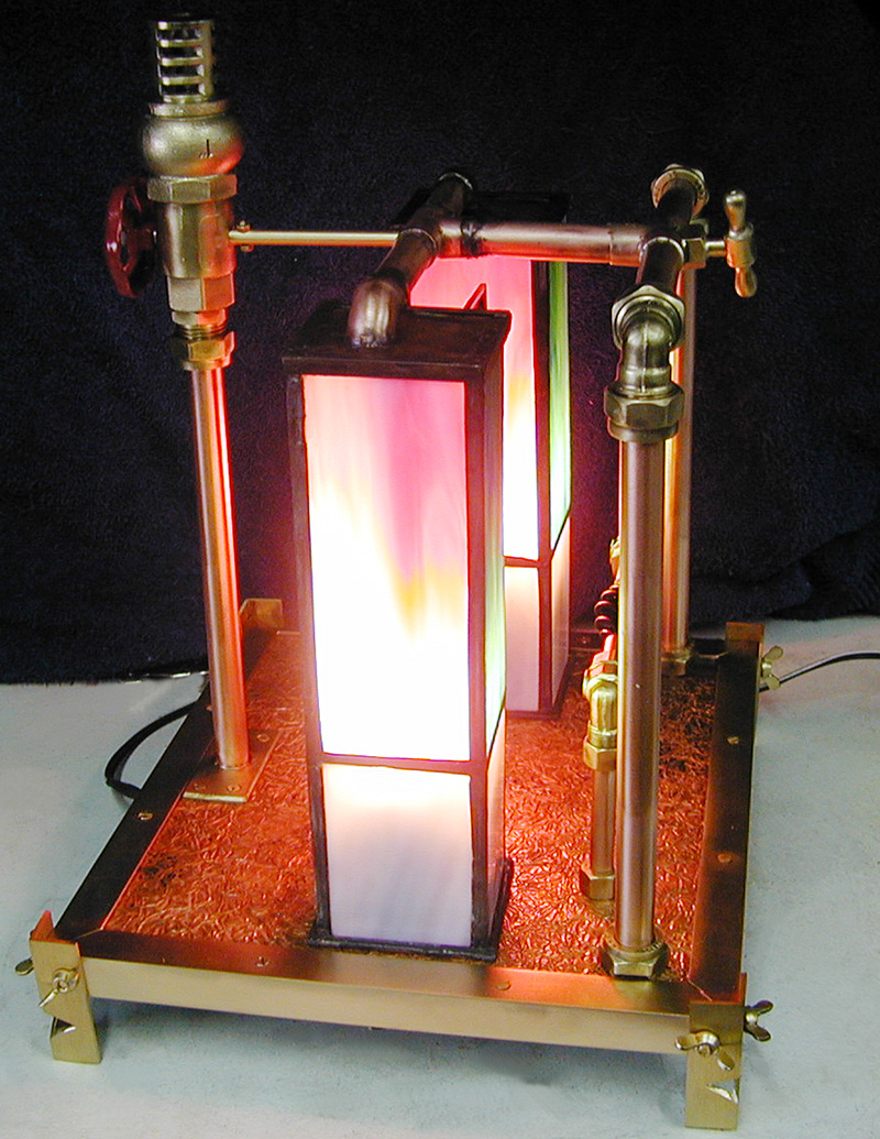 Steampunk Clock Side View