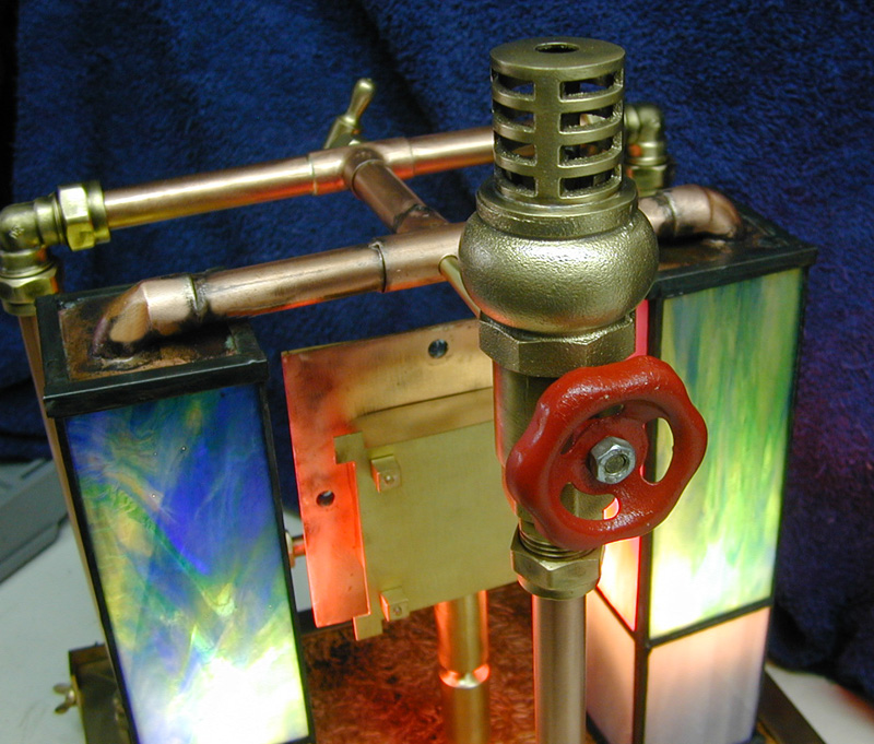 Steampunk Clock Top View